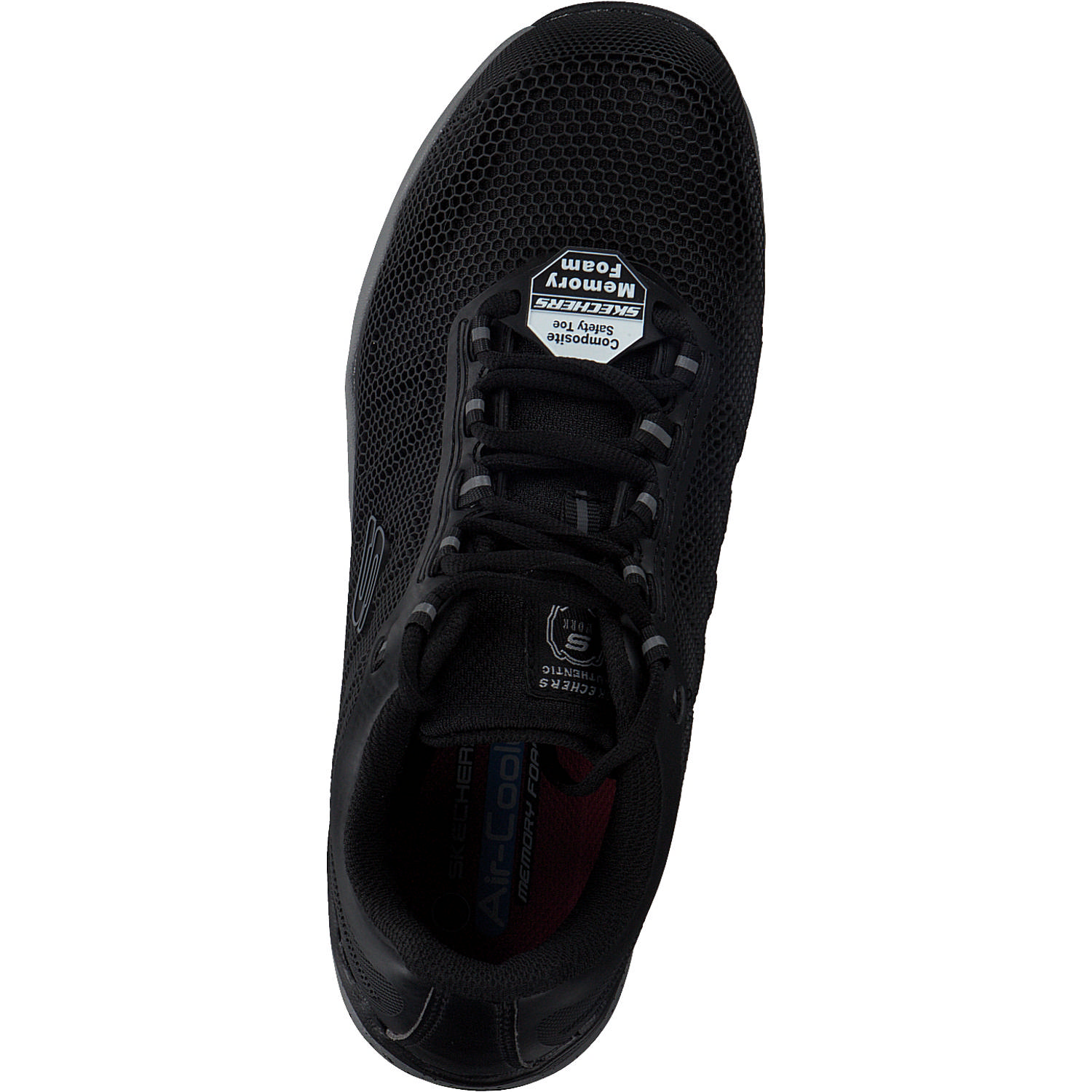 Skechers 77180EC, Sneakers Low, Herren, Schwarz