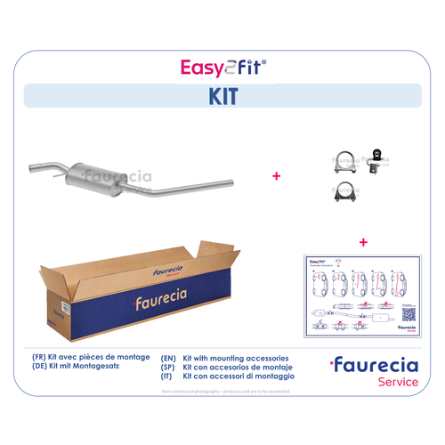 FAURECIA VORSCHALLDAEMPFER FS80366 - ATU