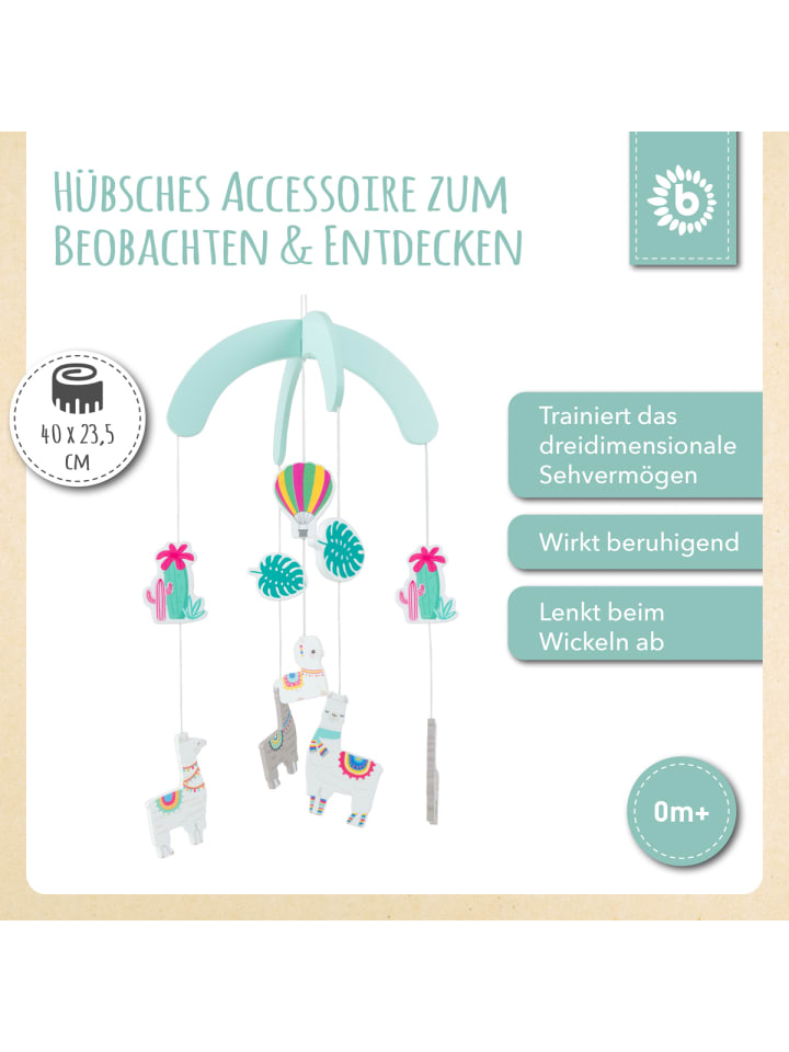 Bieco Spielwaren Mobile Holz Lama - ab Geburt in Mehrfarbig günstig kaufen onesize