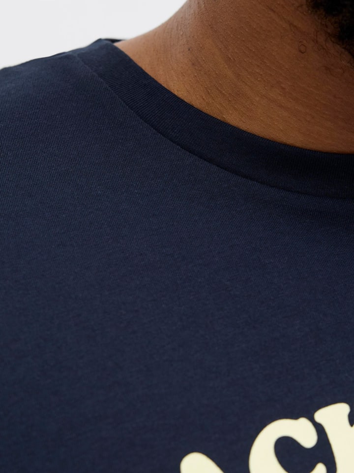 JACK & JONES PLUS T-shirt in Sky Captain günstig kaufen 4XL