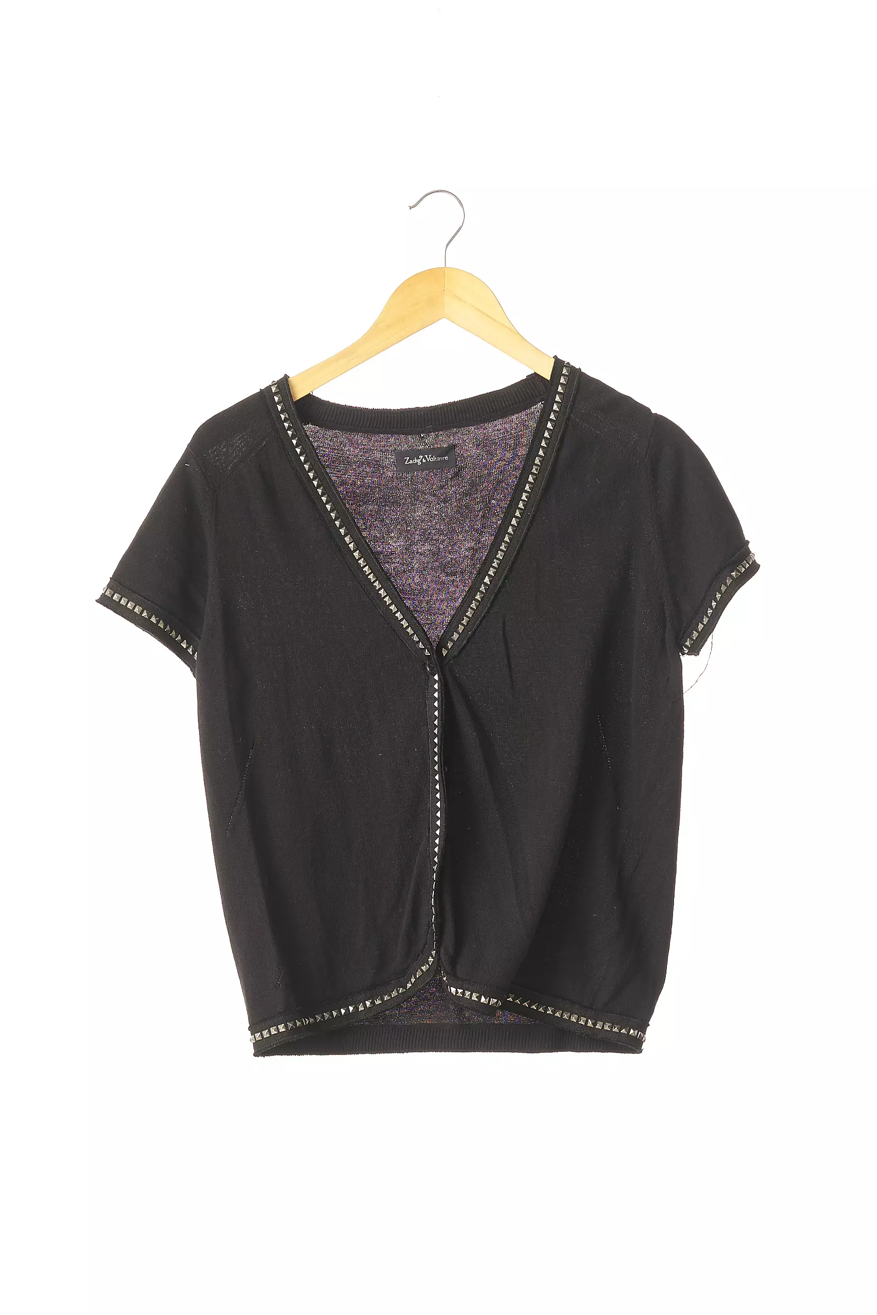 Zadig Voltaire Gilets Manches Courtes Femme couleur noir