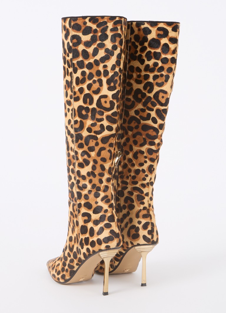 Ghete din piele Leopold de la Dune London, cu imprimeu leopard.
