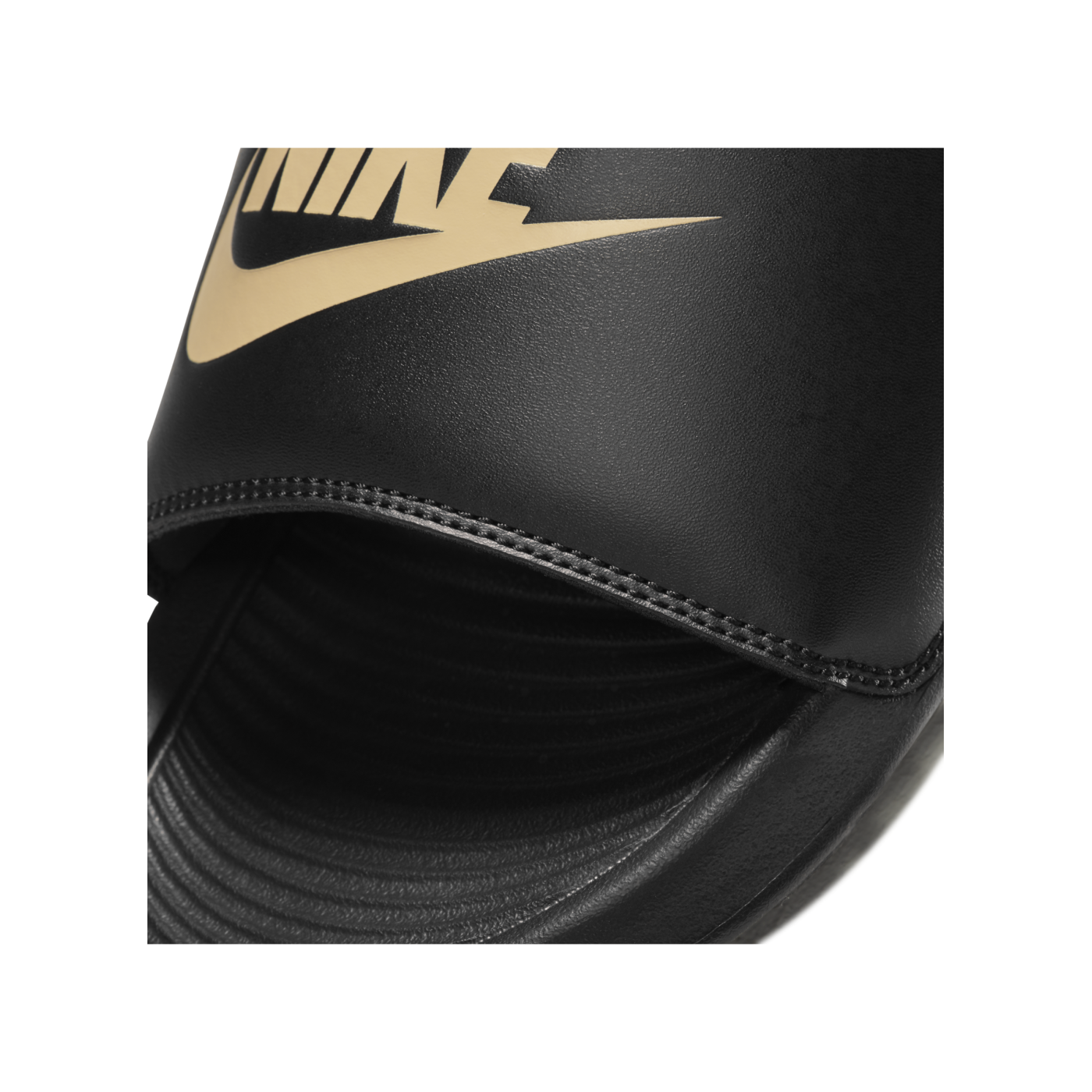 Nike Victori One Slide Badelatsche Schwarz F006