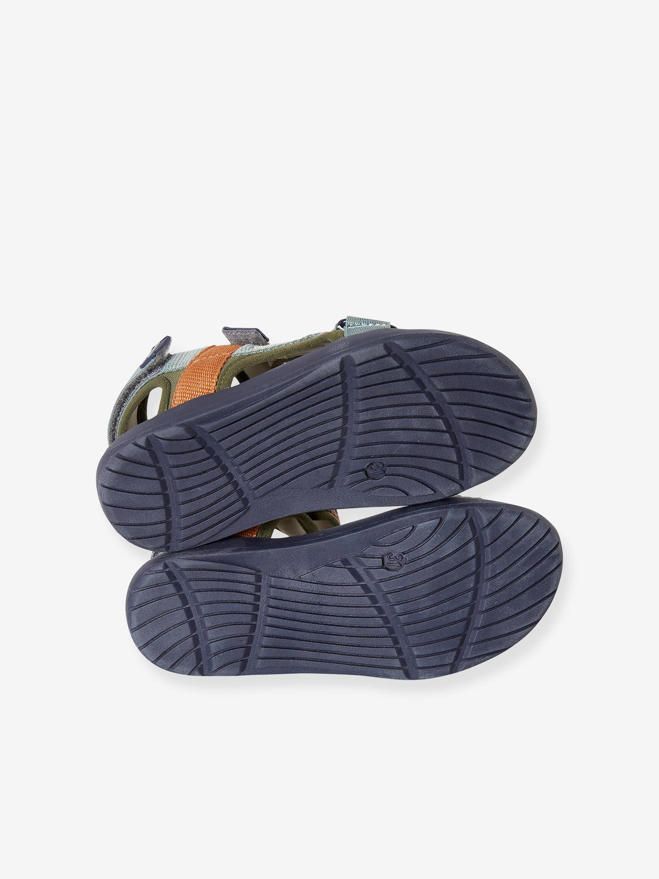 Vertbaudet Jungen Outdoor-Sandalen - marine/khaki