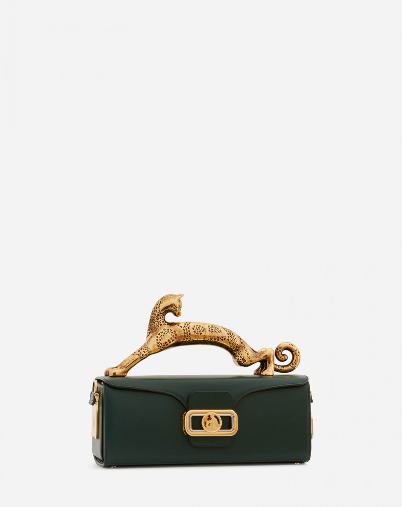 SAC PENCIL CAT EN CUIR
