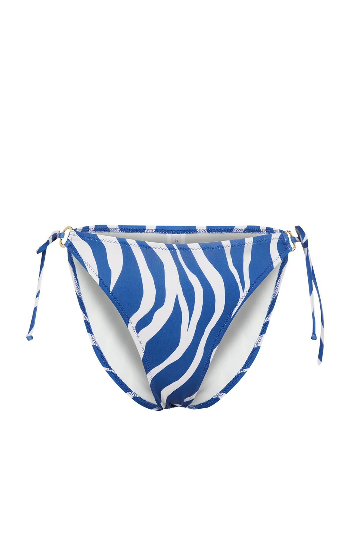Trendyol Collection  Normale Bikinihose mit Tiermuster und Accessoires TBESS24BA00135