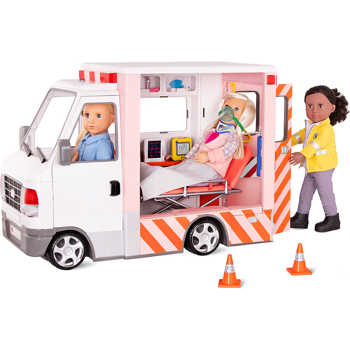Krankenwagen mit Zubehör