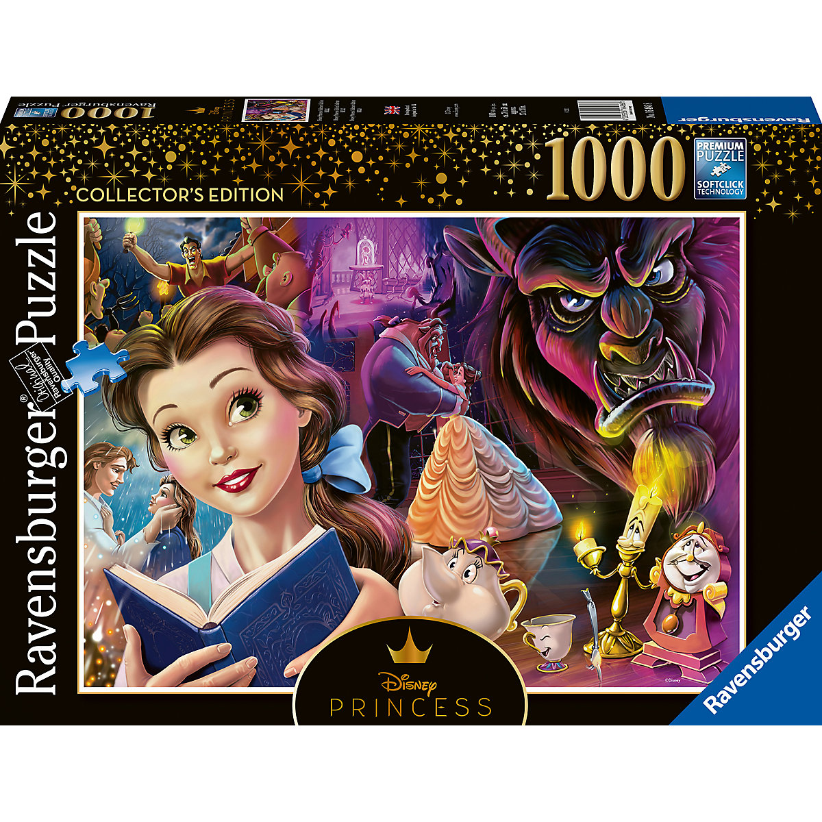 Ravensburger Puzzle 16486 - Belle, die   Prinzessin - 1000 Teile   Puzzle für Erwachsene und Kinder ab 14 Jahren