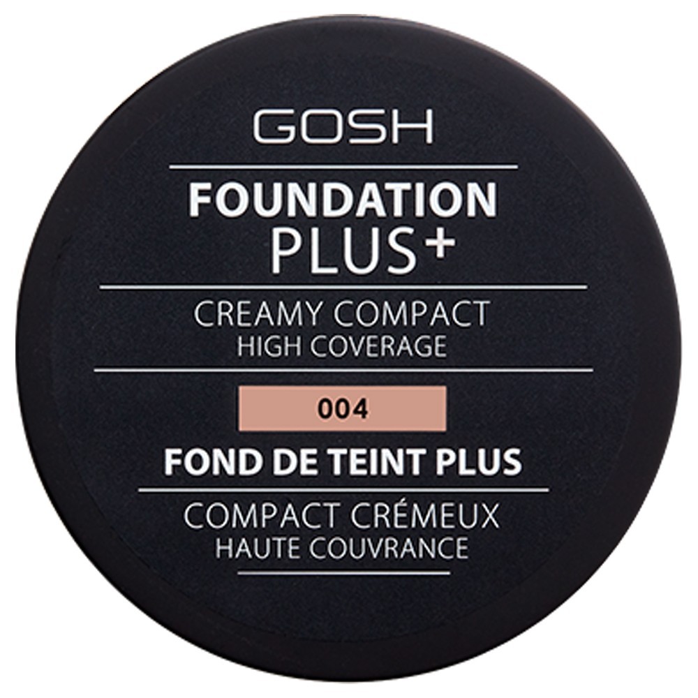 Gosh Copenhagen Foundation Plus+ krémes kompakt, magas fedésű alapozó
