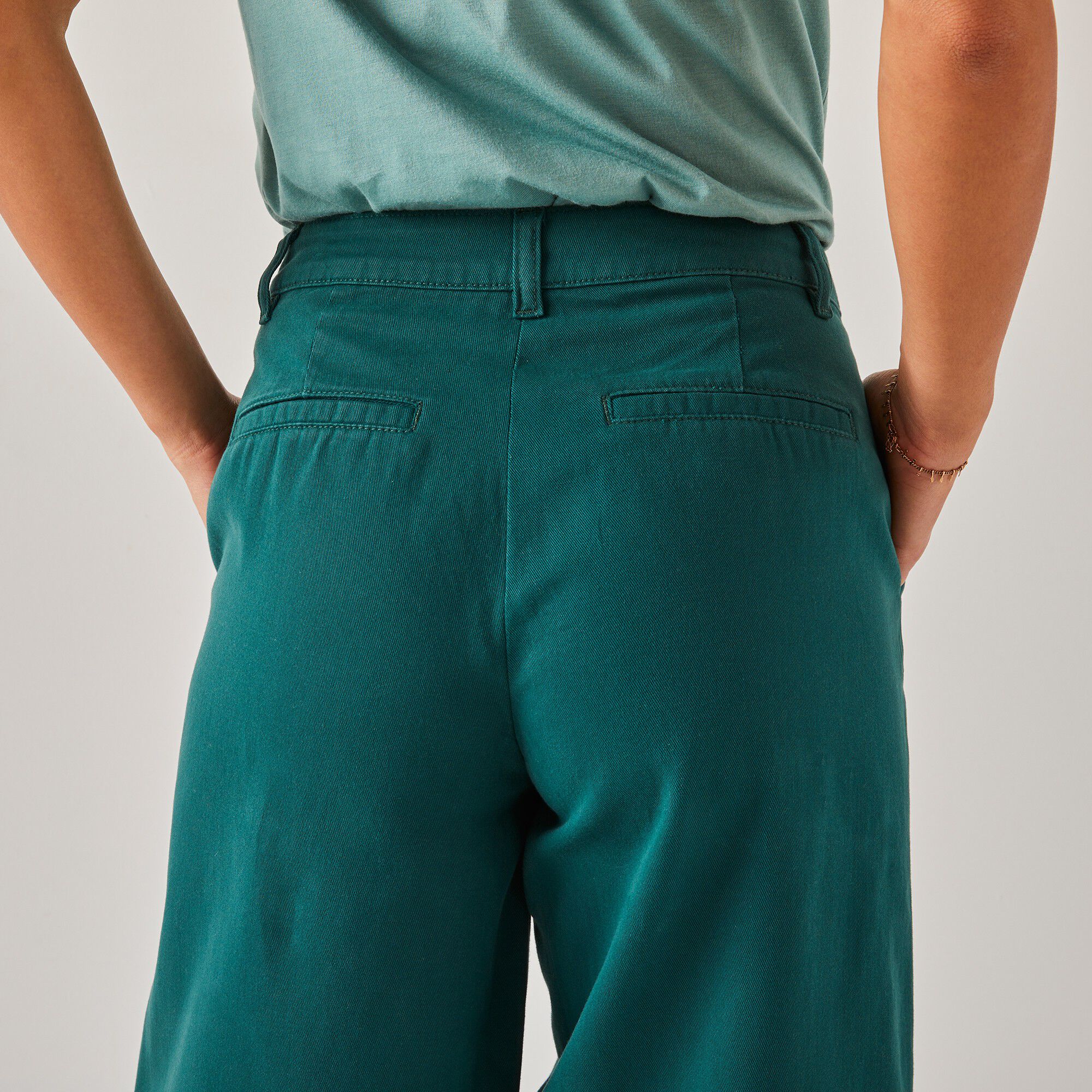 Pantalon droit large, spéciale petites