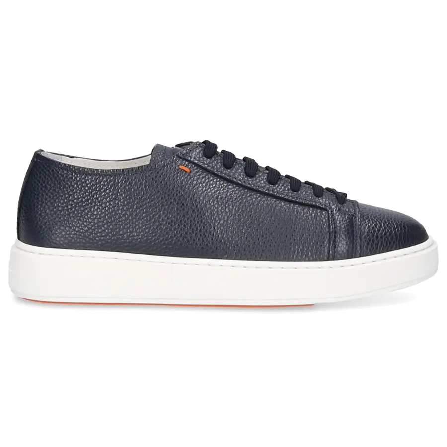 Santoni - Sneaker low 21430 Kalbsleder - blau
