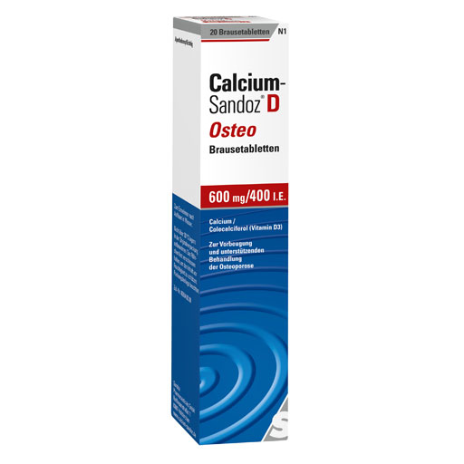 CALCIUM SANDOZ D Osteo Brausetabletten  20 St  Brausetabletten