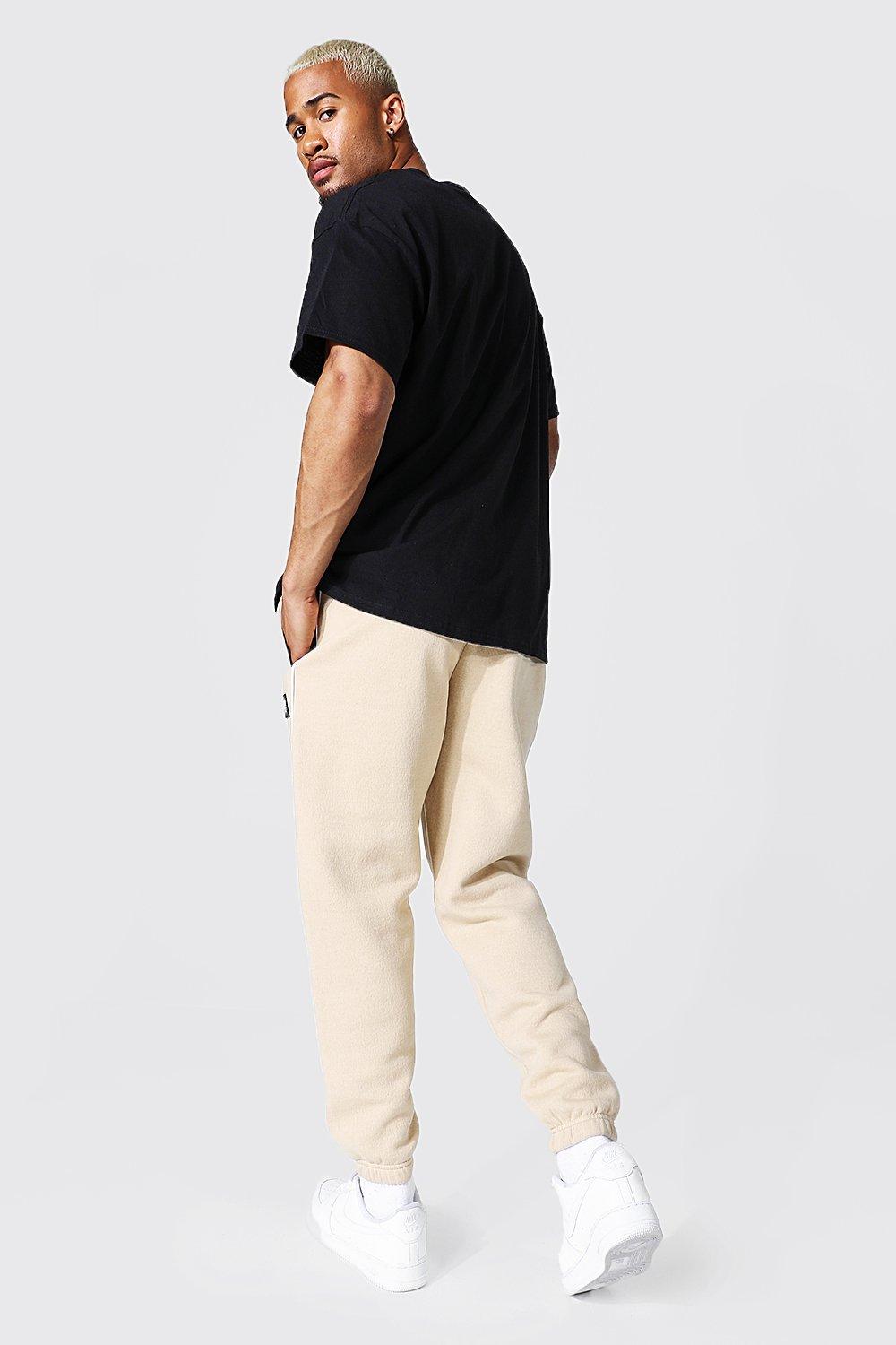 Original Man Jogginghose mit Paspelierung, Regular Fit