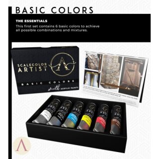 Artist Scale Color Set: Basic Colors (6x 20ml)