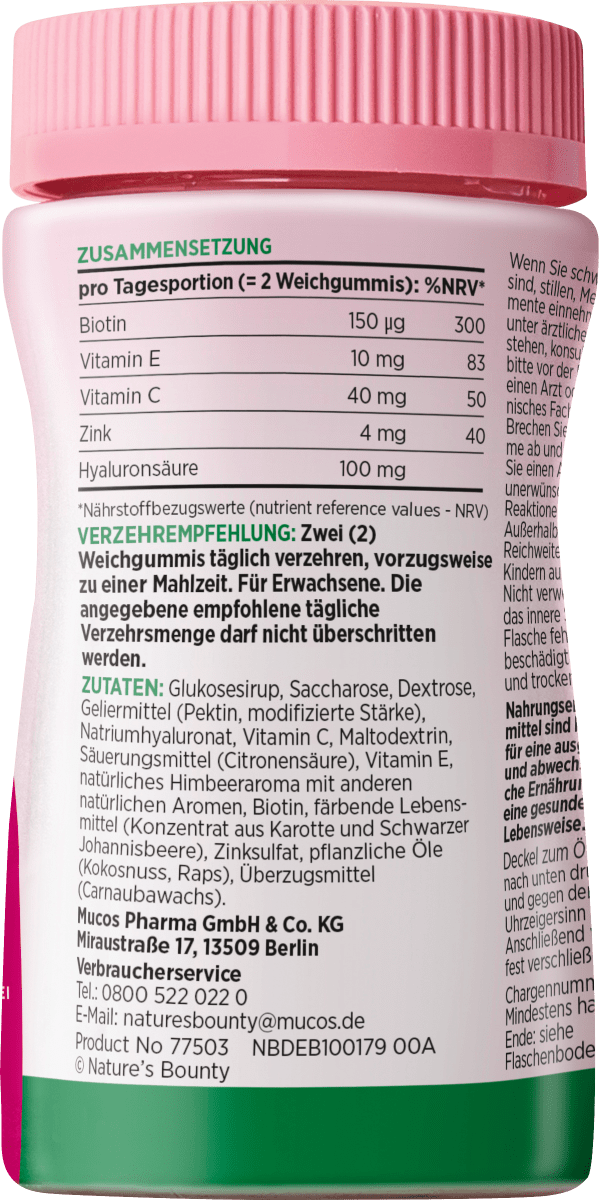 Schöne Haut Weichgummis 60 St, 150 g