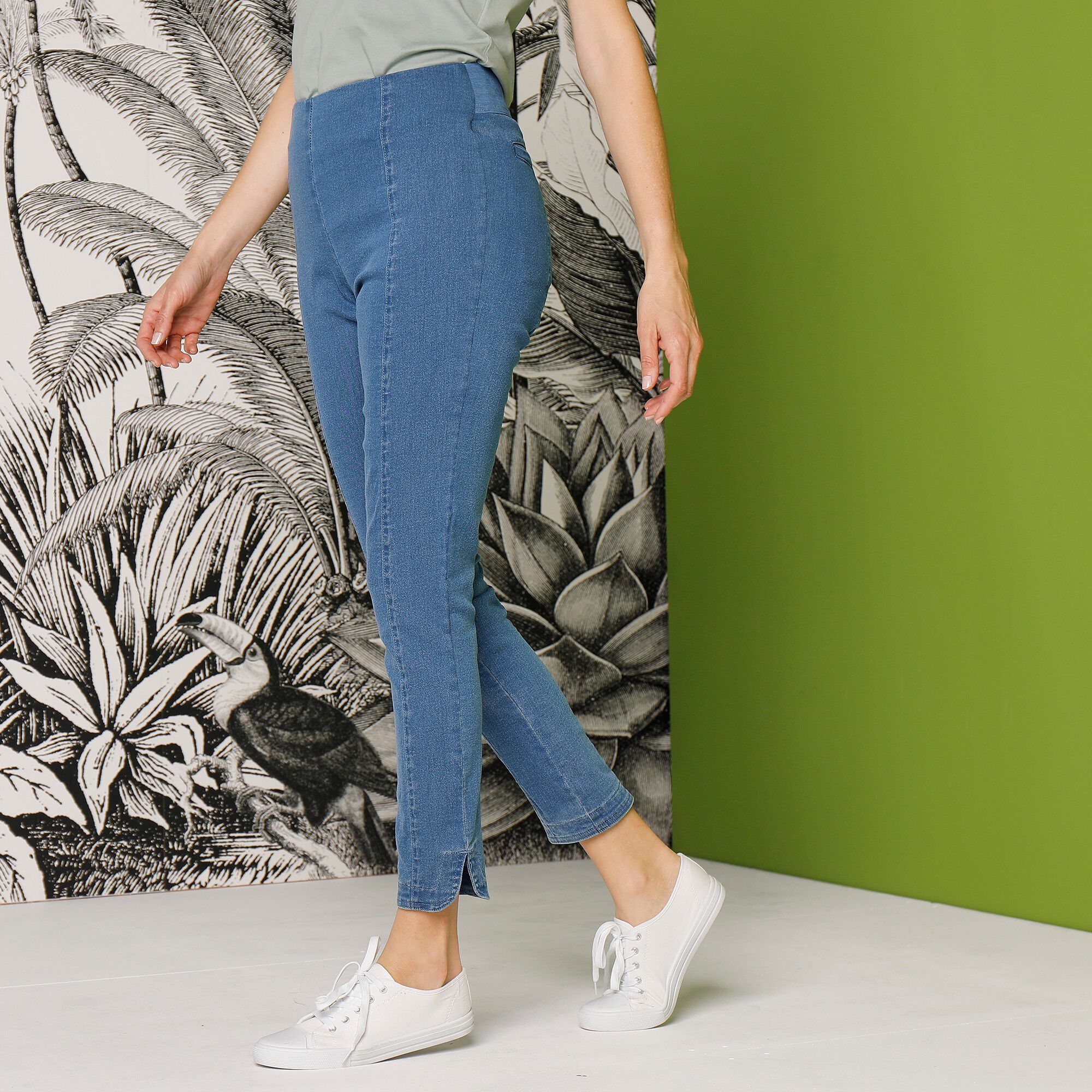 Jegging 7/8ème bleached