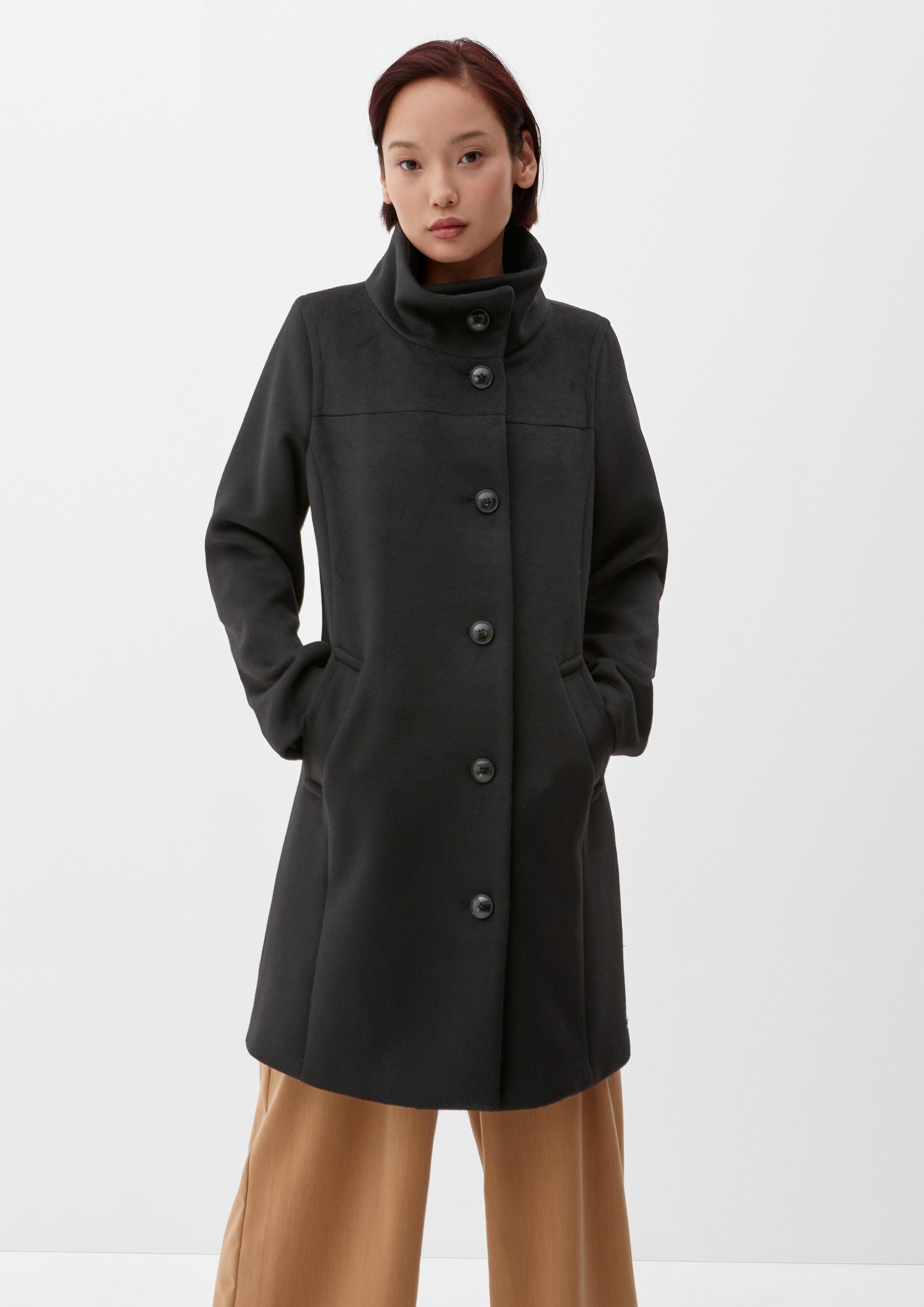 Wollmixmantel in klassischem Look  2116948-9999