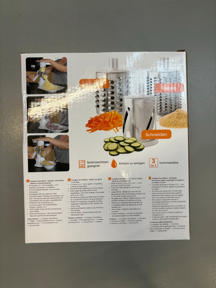 Livington Reibe Sumo Slicer in Rot günstig kaufen onesize