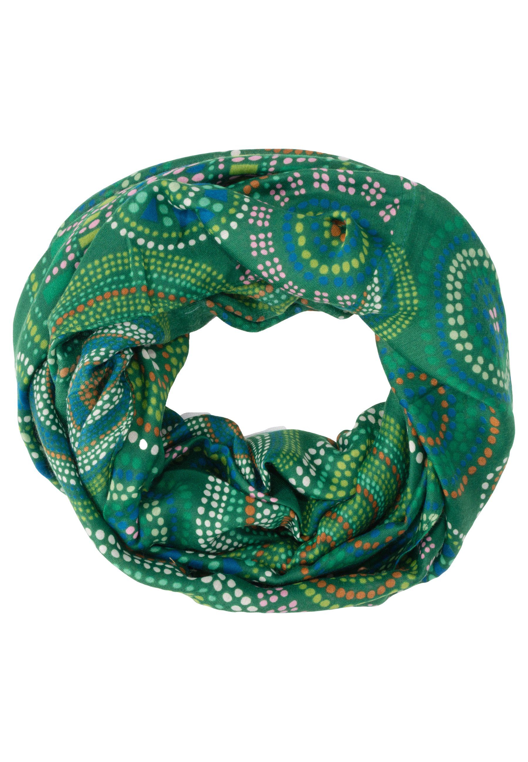 Seasons of April Loop Loop Diane, Weicher & kuscheliger Loop Schal mit kreisförmigen Muster