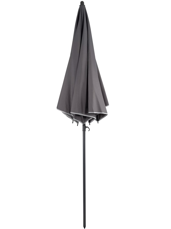 VCM  Sonnenschirm 180 cm Strandschirm Schirm UV-Schutz in Anthrazit günstig kaufen onesize