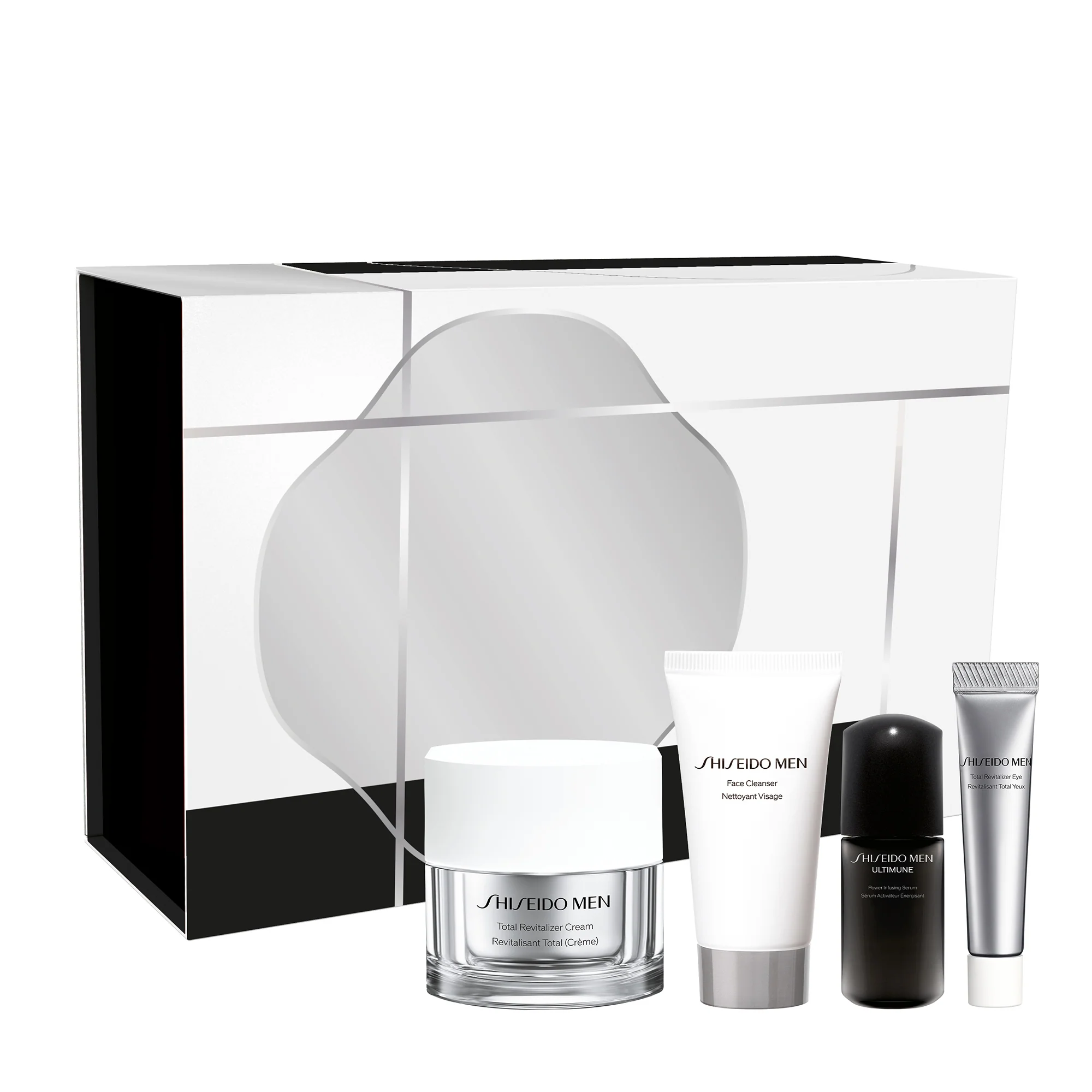 Men SMN Total Revitalizer Holiday Kit – Anti-Falten-Set, Global Effect Tagescreme