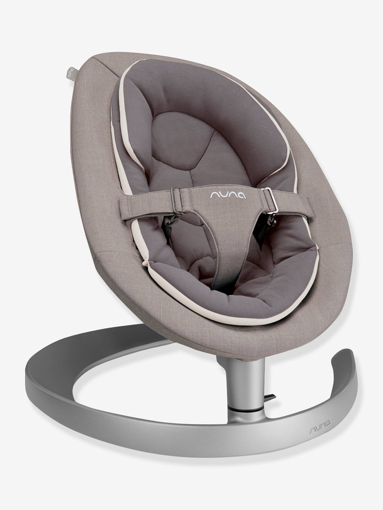 Transat évolutif NUNA Leaf Grow avec arche de jeux beige foncé (biscotti)