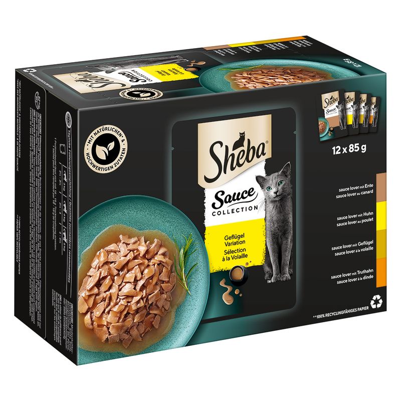 Sparpaket Sheba Varietäten Frischebeutel 48 x 85 g