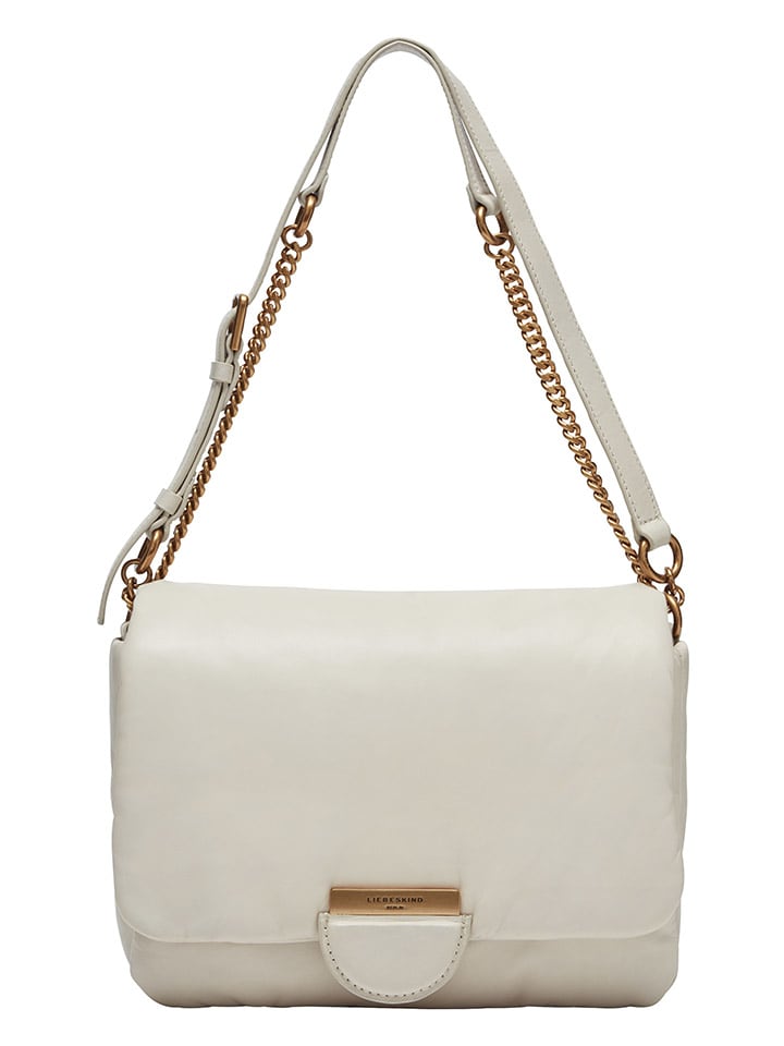 LIEBESKIND BERLIN Leder-Umhängetasche in Creme - (B)27 x (H)17 x (T)10 cm günstig kaufen onesize