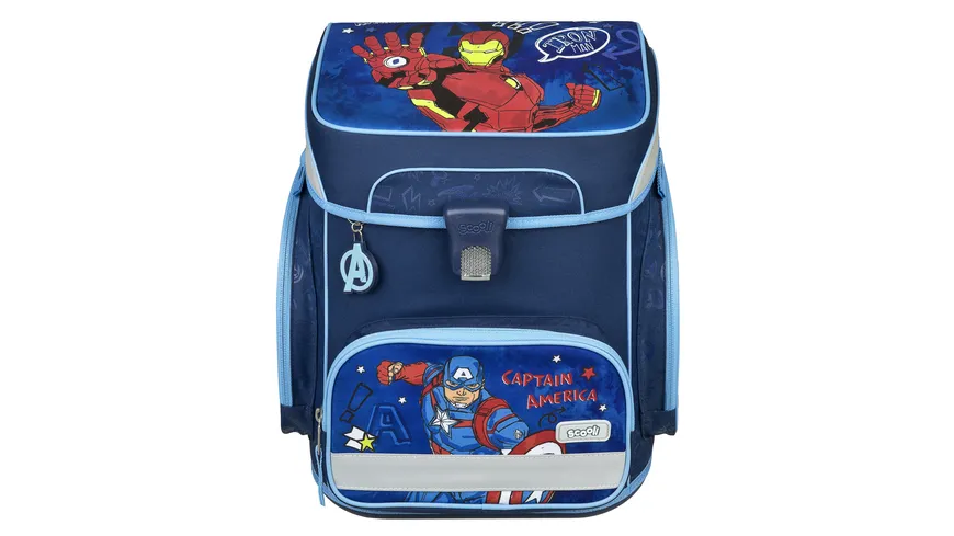 Scooli Avengers EasyFit Schulranzen-Set 5teilig
