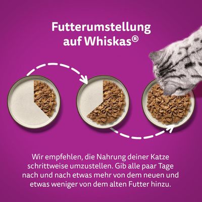 Jumbopack Whiskas Pure Delight Portionsbeutel 144 x 85 g