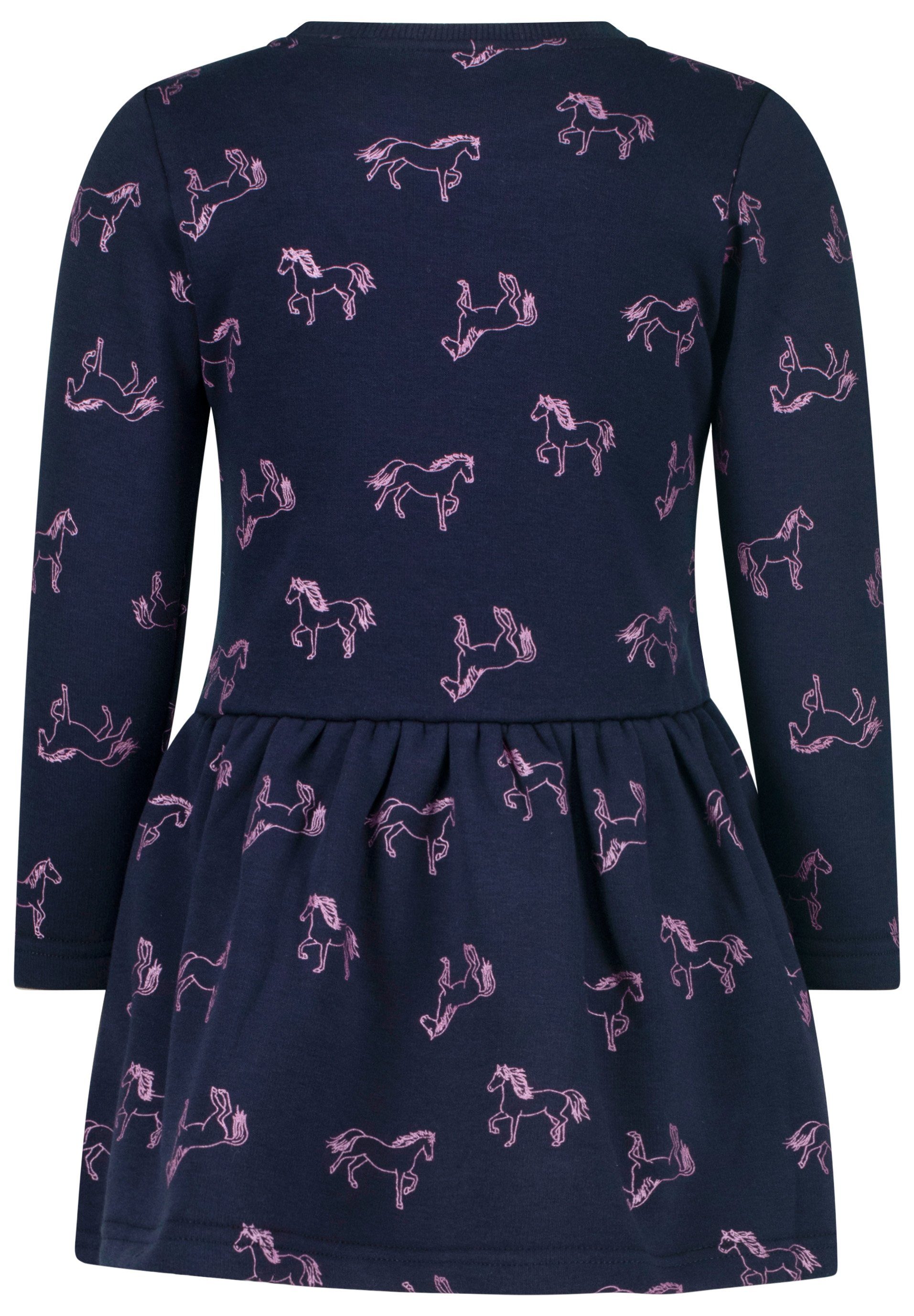 SALT AND PEPPER Jerseykleid mit Allover-Pferdeprint
