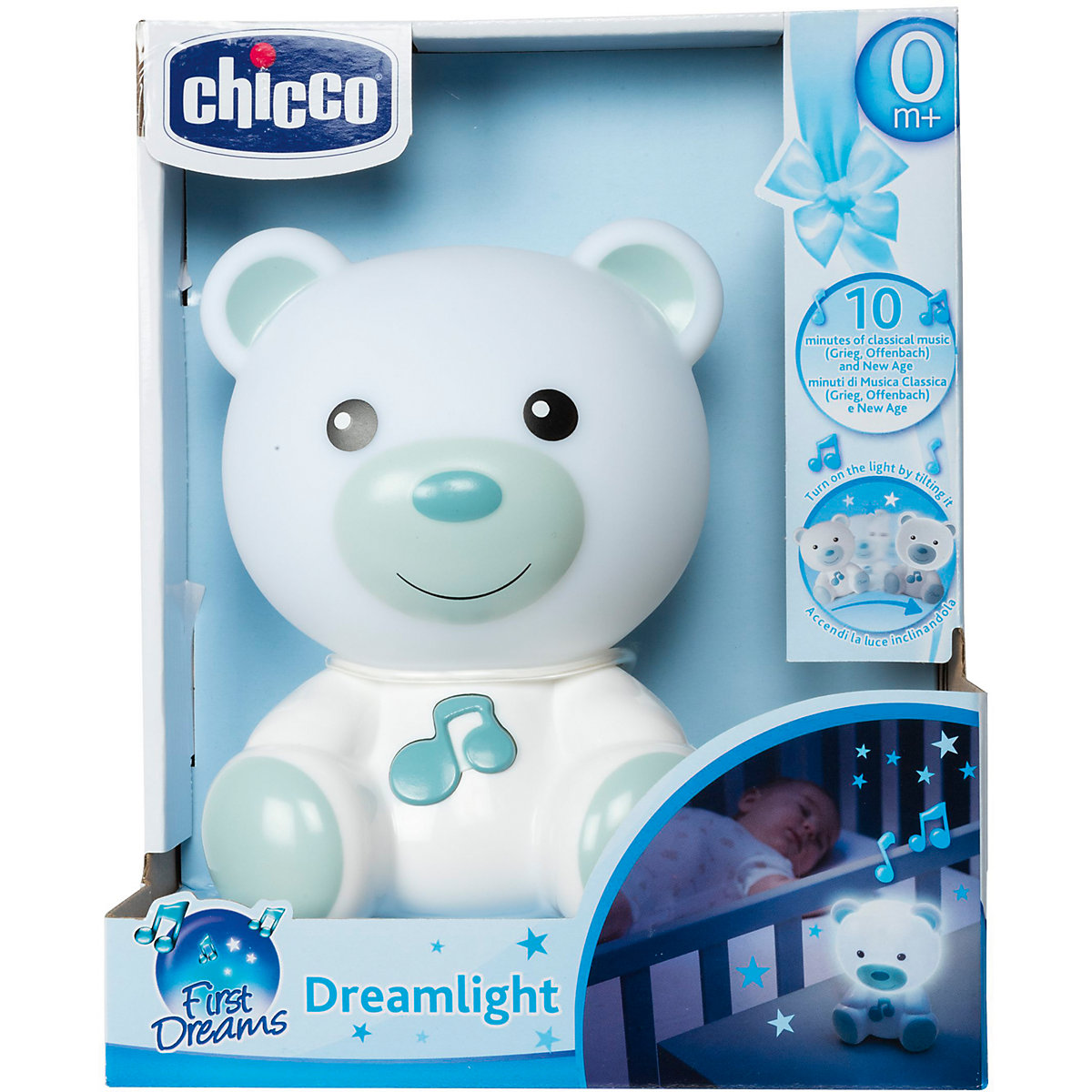 Nachtlicht Bär, blau