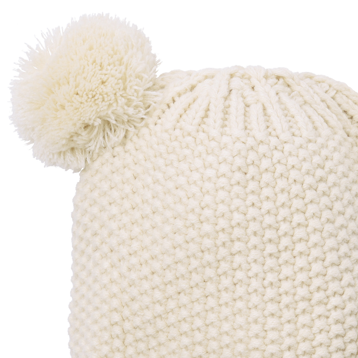 Baby Mütze mit Bommeln