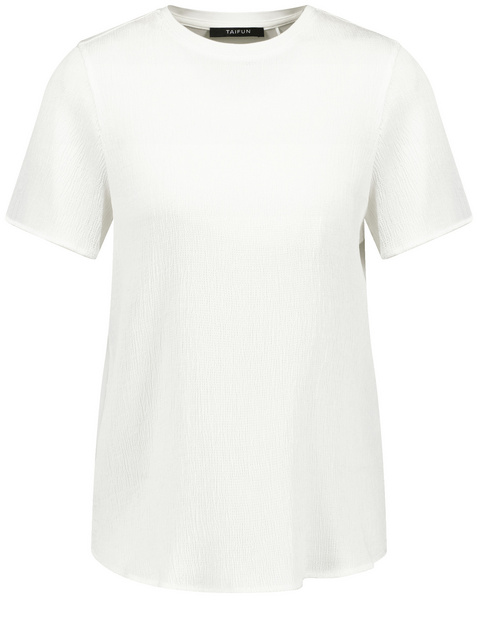 T-Shirt mit Crinkle-Effekt