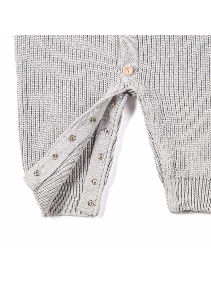 Hofbrucker Strickoverall in hellgrau günstig kaufen 62/68
