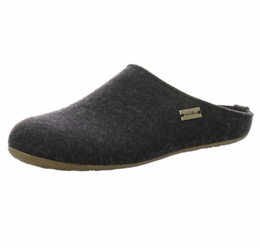HAFLINGER Pantoletten grau Everest Fundus
