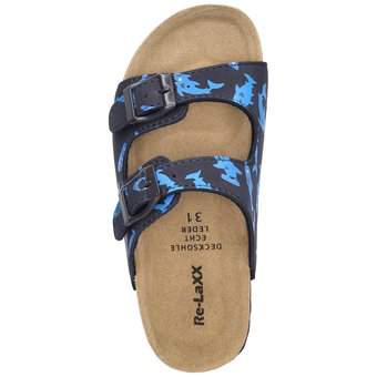 Re-Laxx Pantolette in blau