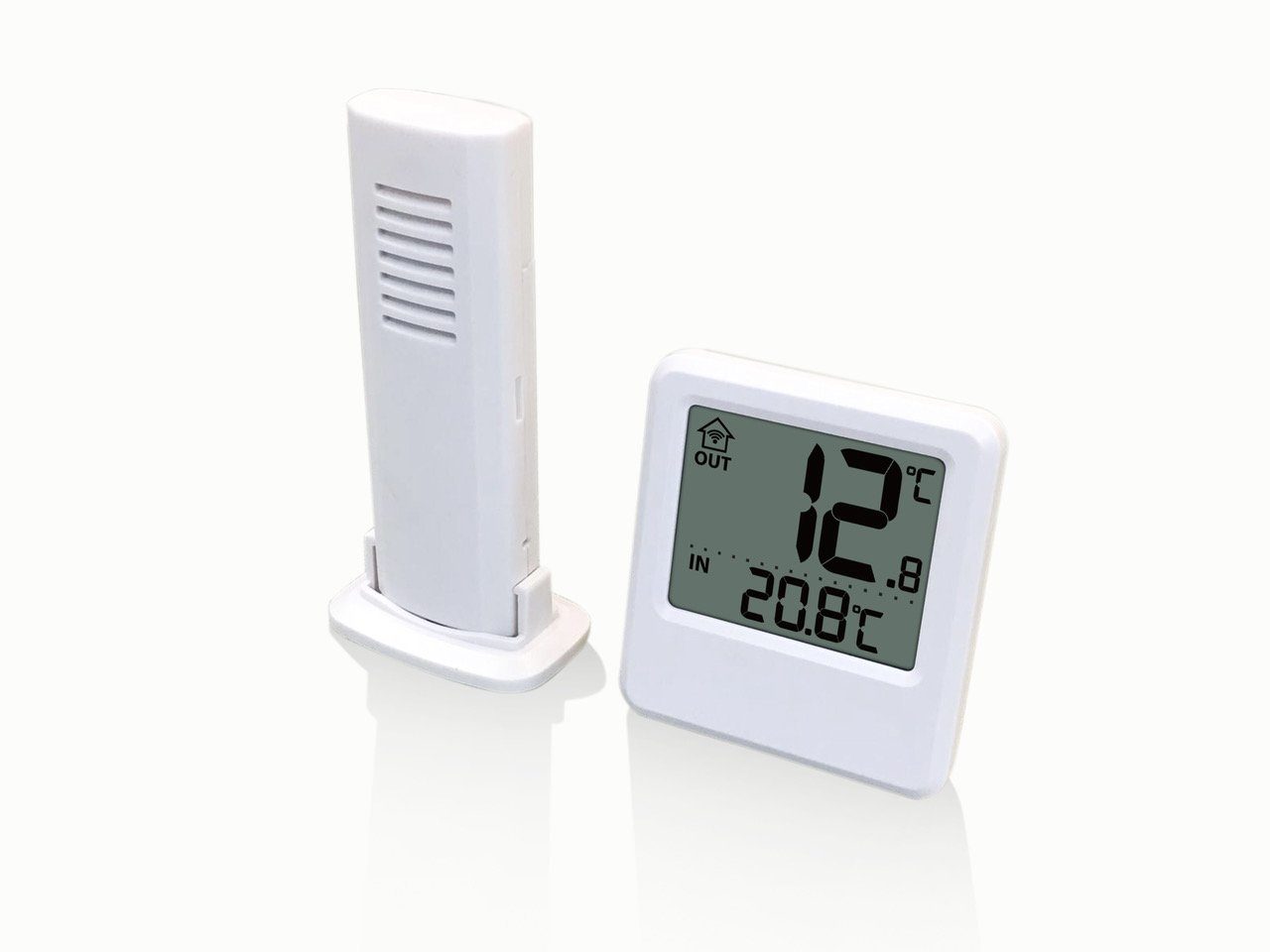 technoline WS 9114 Wetterstation (inklusive Außensender, mit übersichtlicher Innen- und Außentemperaturanzeige)