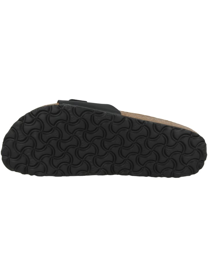 Birkenstock Pantolette Madrid Birko-Flor normal in schwarz günstig kaufen