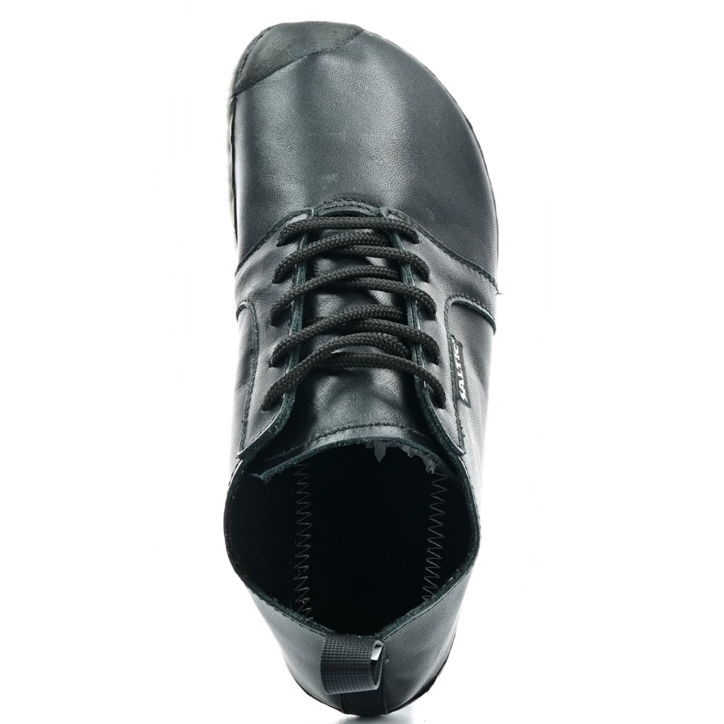 Saltic Fura Schwarz Nappa Barfußsneakers