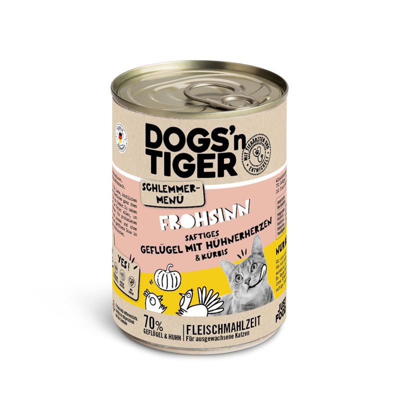 Sparpaket Dogs'n Tiger Schlemmermenü 12 x 400 g