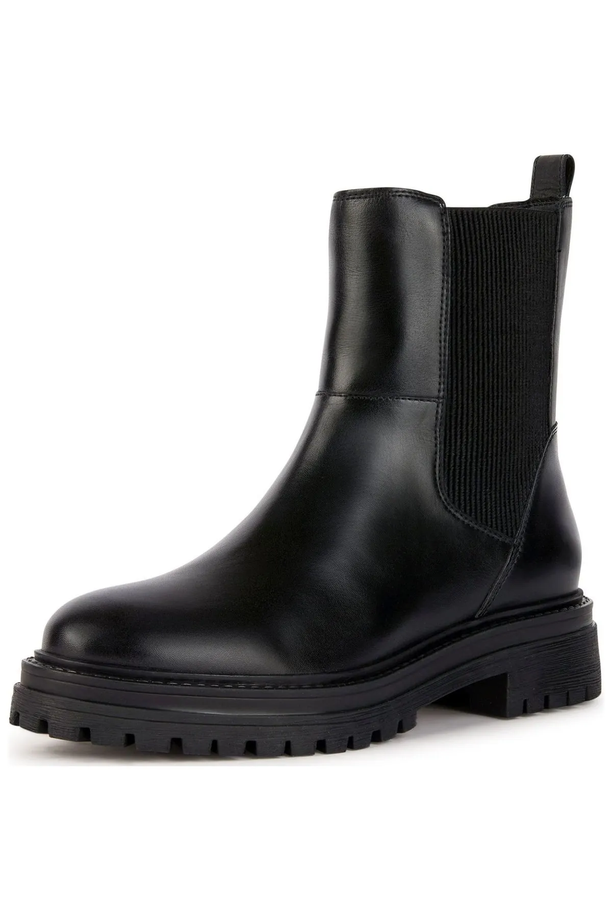 Geox  Stiefelette - Schwarz - Blockabsatz
