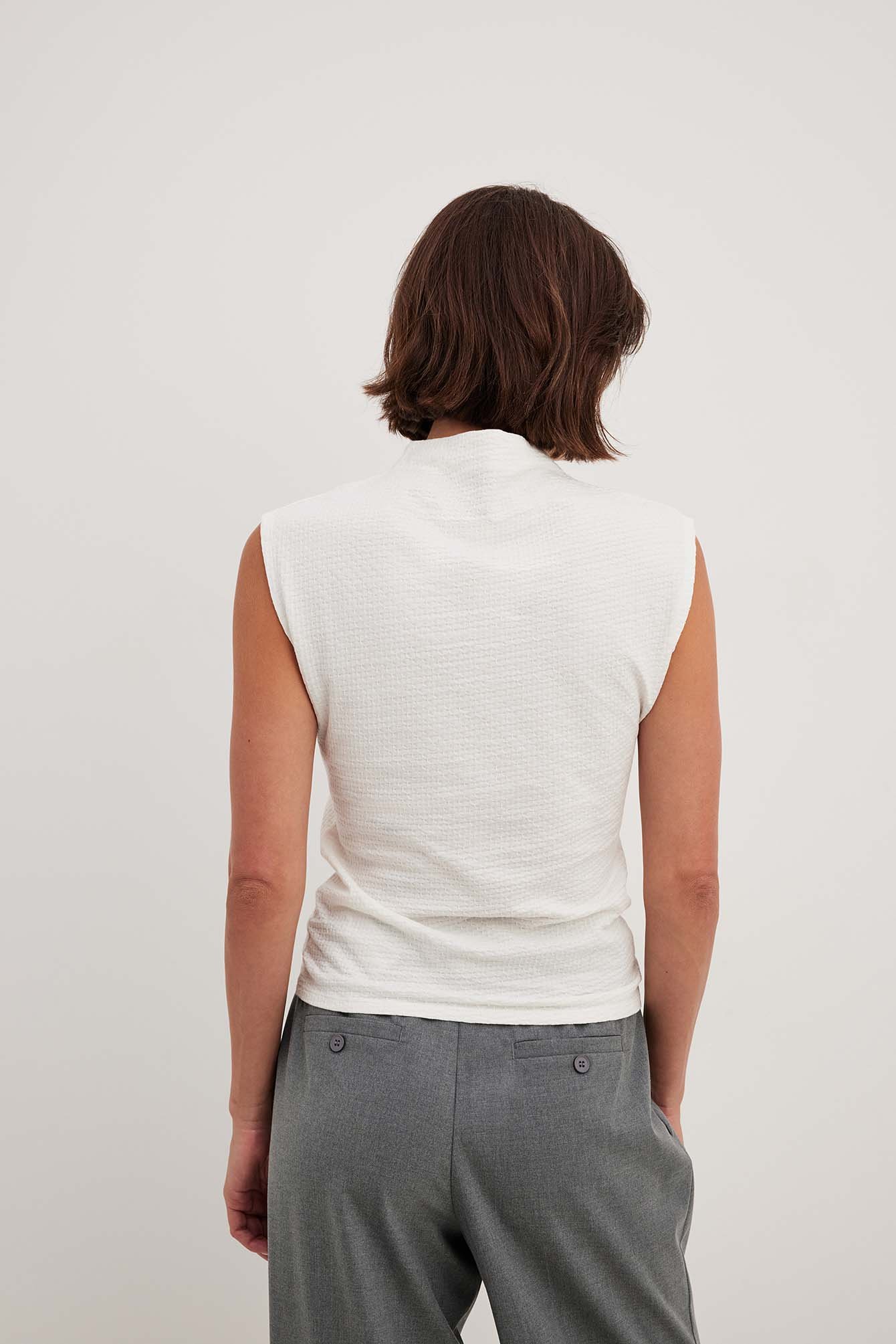 Strukturiertes Jersey-Top