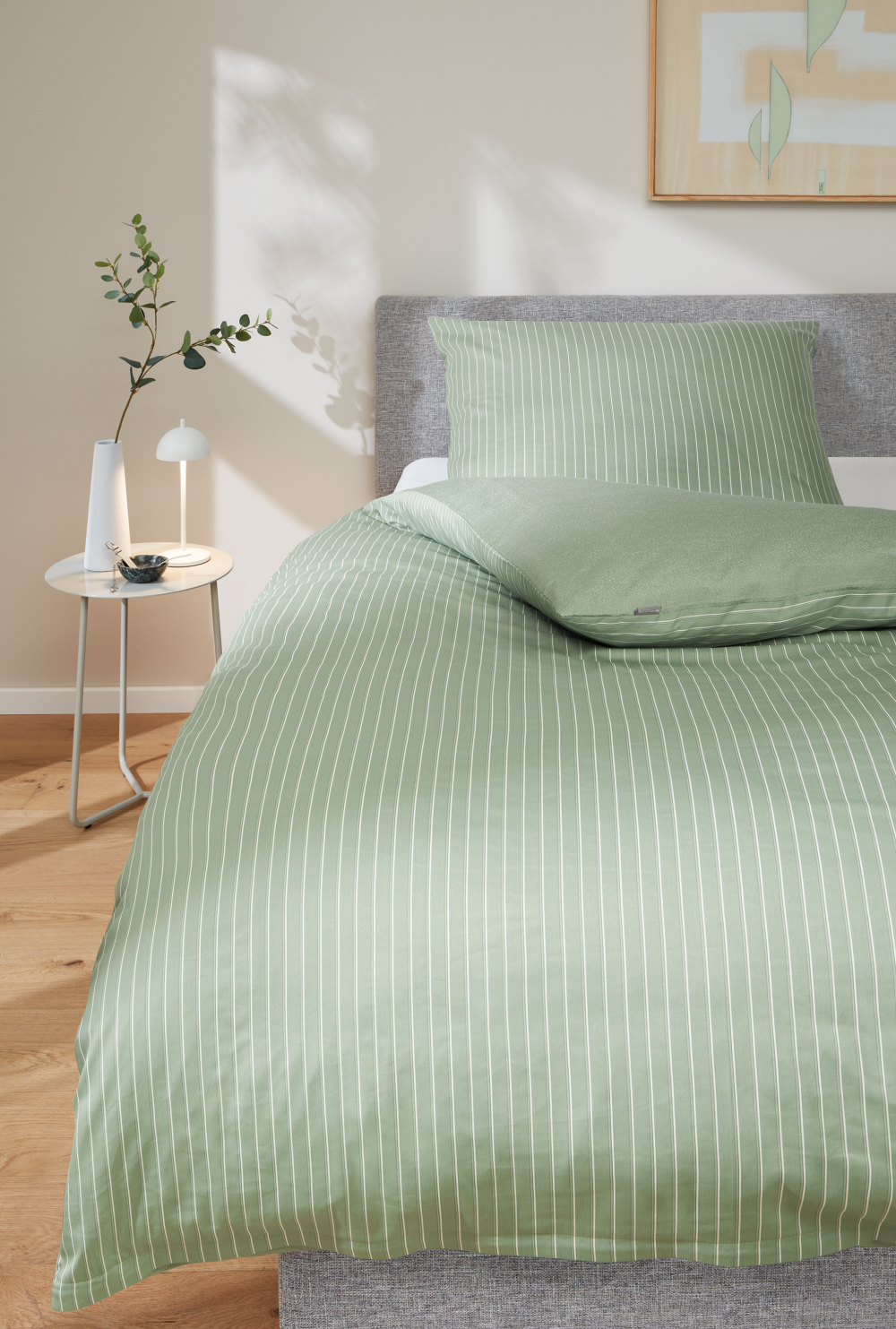 Bettwäsche MR-Needlestripe salbei