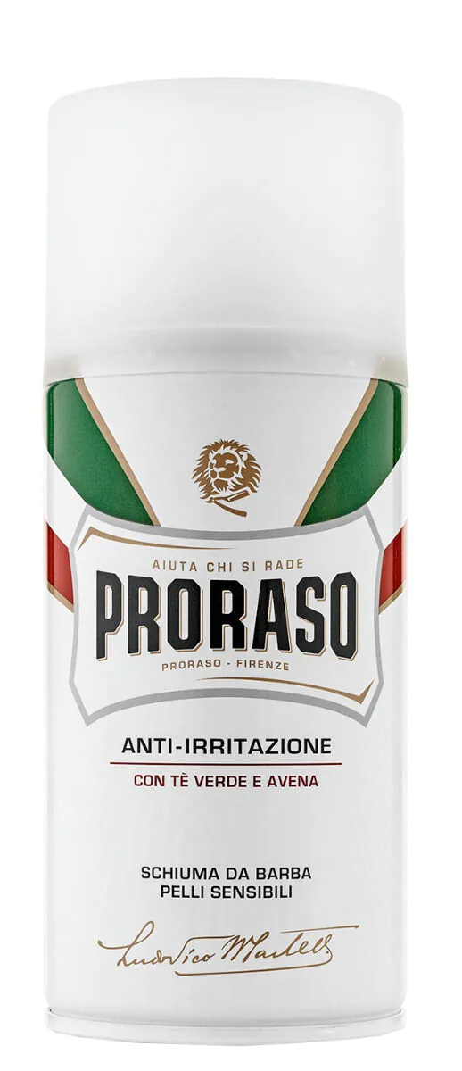 „Proraso Sensitive“ žaliosios arbatos skutimosi putos
