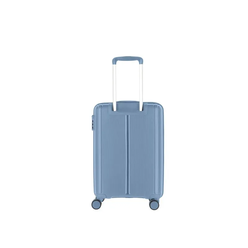 Travelite VAKA Kabinengepäck S mit 4 Rollen - Blaugrau