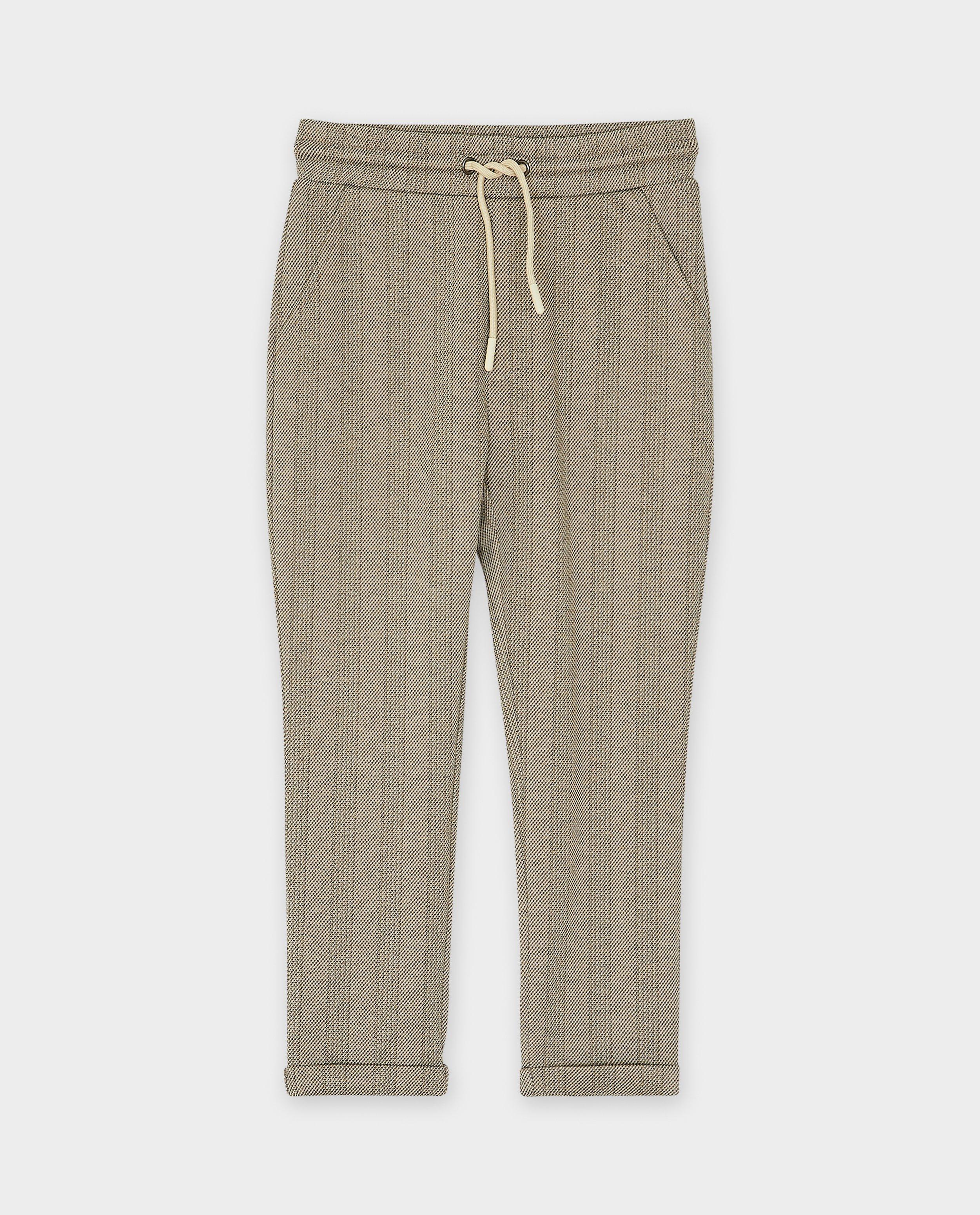 Pantaloni eleganți texturați maro Daily 7