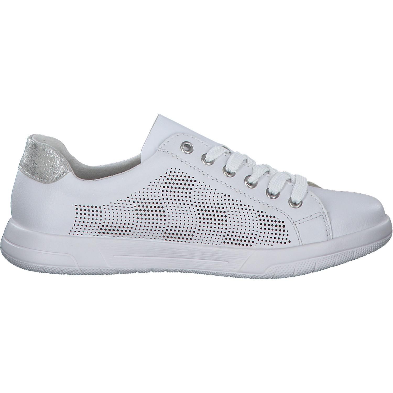 Rieker 45606, Schnürschuhe, Damen, Weiß
