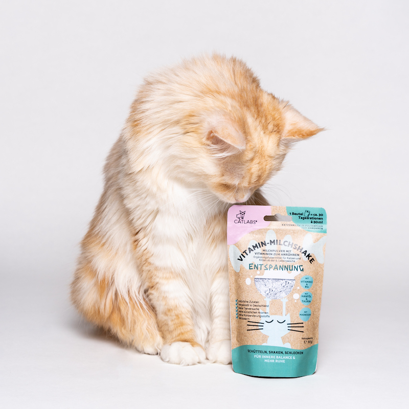 Catlab Katzenmilch & Getränke Catlab Vitamin-Milchshake für Katzen Entspannung