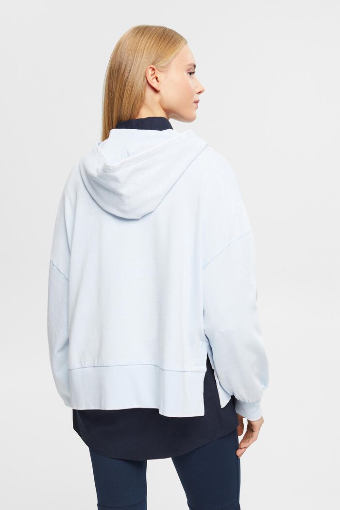 Hoodie mit geteiltem Saum
